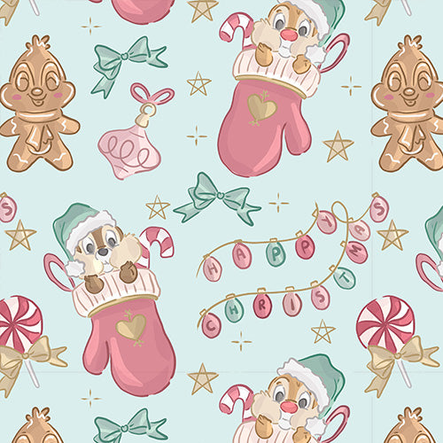 Cheeky Chipmunks Candy Cane Cheer design thumbnail