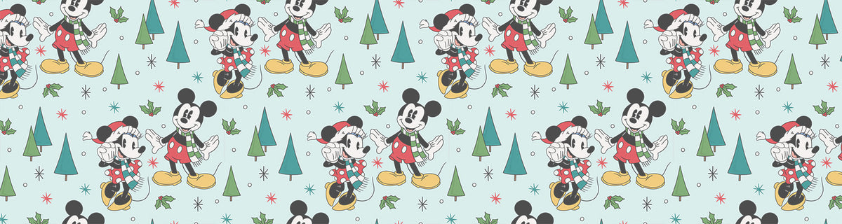 Mouse Friends Evergreen Stroll collection header