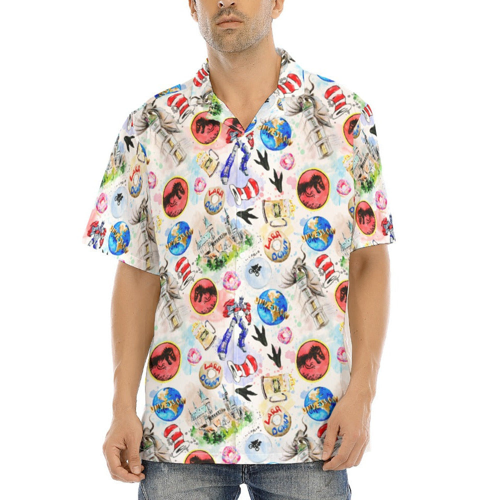 A Universal Adventure - Men's Hawaiian Button Up Shirt