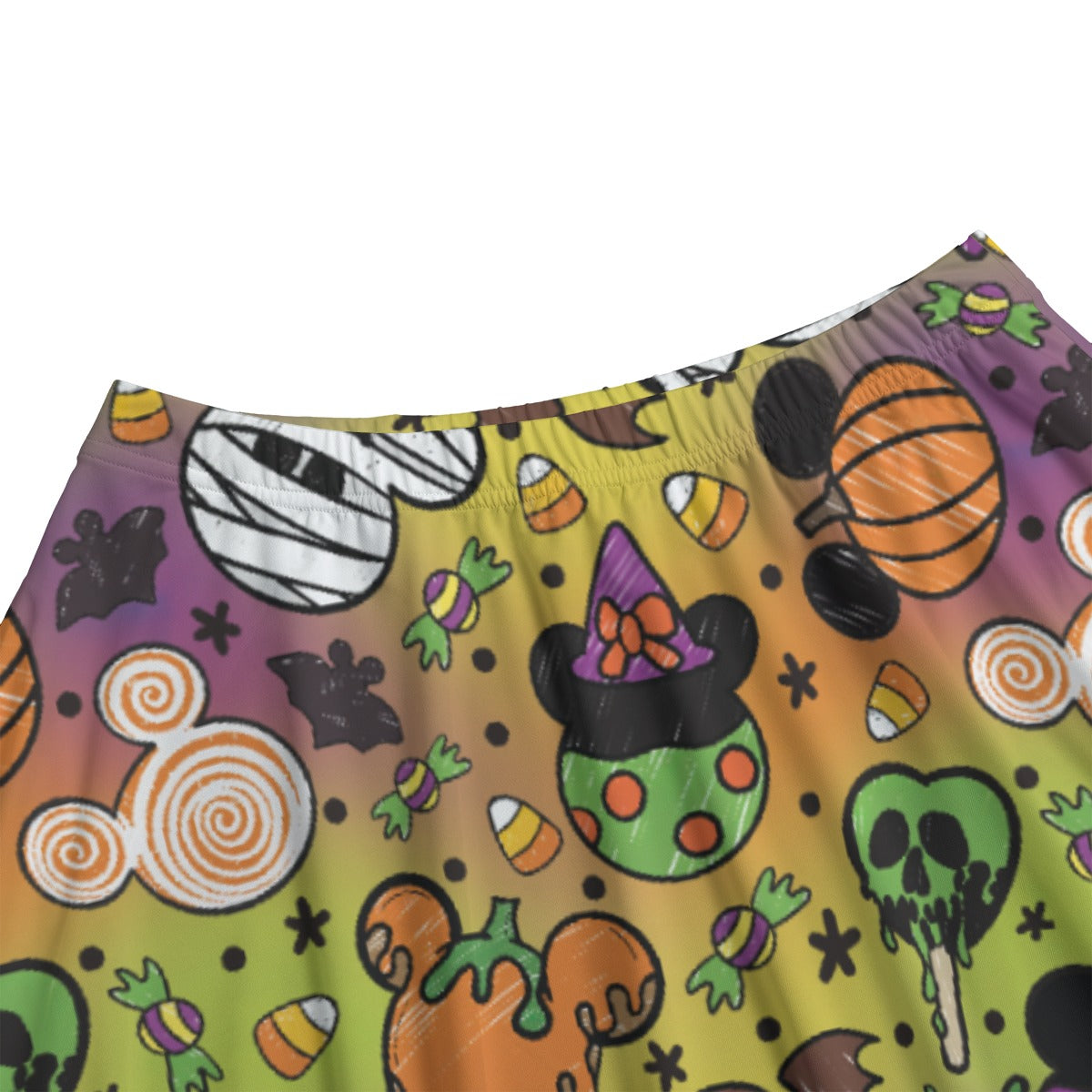 Monster Snacks Treats - Women's Pocket Midi Skirt