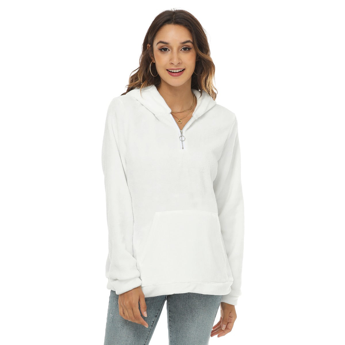 Pick Any Print from our Shop - Women's Borg Fleece Hoodie
