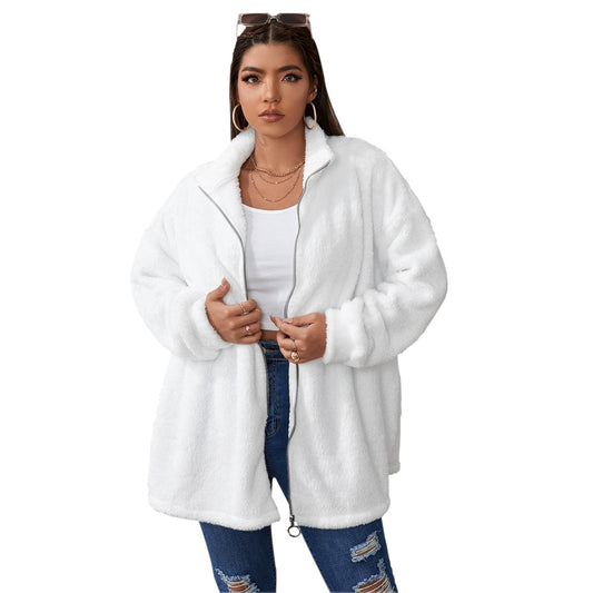 Pick Any Print from our Shop - Women's Borg Fleece Zip Jacket
