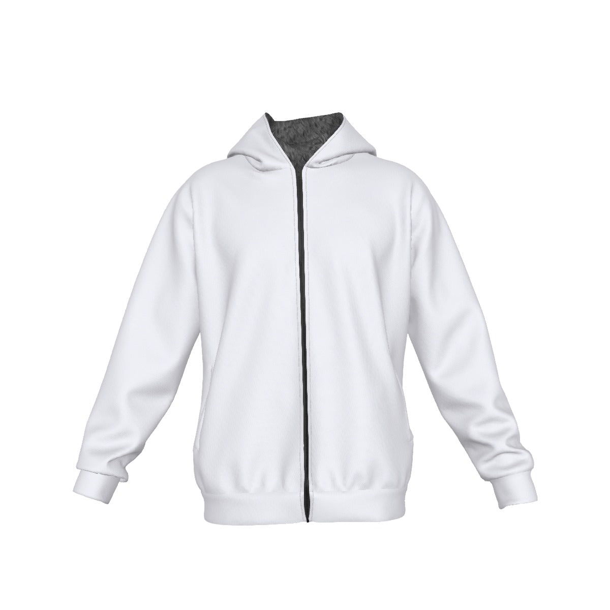 Pick Any Print from our Shop - Unisex Sherpa Fleece Zip-Up Hoodie