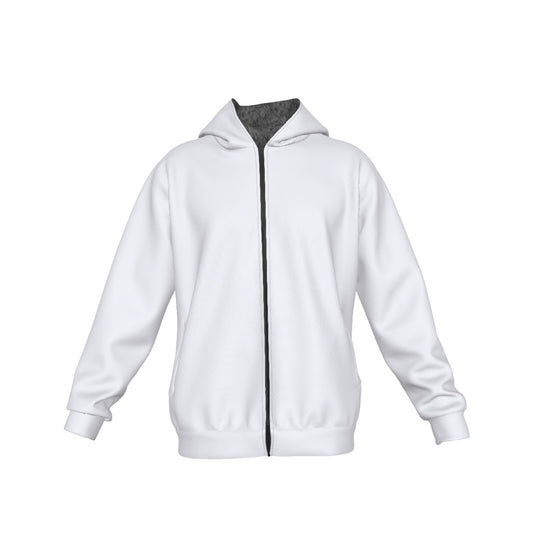 Pick Any Print from our Shop - Unisex Sherpa Fleece Zip-Up Hoodie
