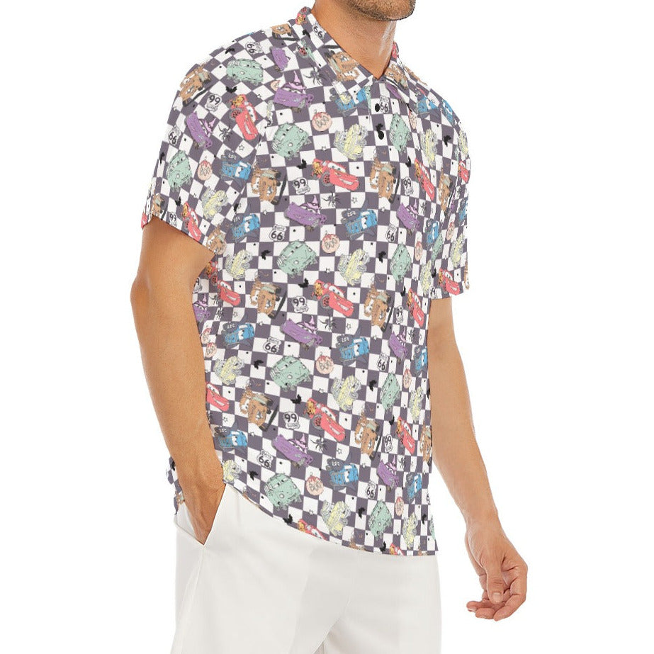 Halloween Racing Crew - Men's Polo Shirt