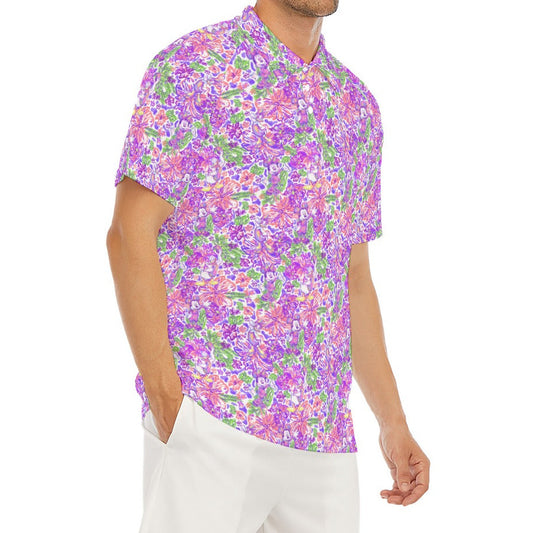 Tropical Splash Vibes - Iconic Crew - Men's Polo Shirt