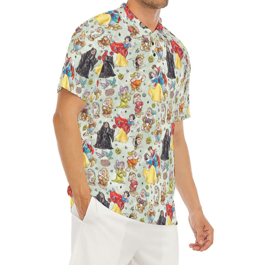 Fairest Crew Sketch - Men's Polo Shirt