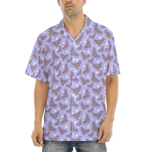 Blooming Bats - Men's Hawaiian Button Up Shirt