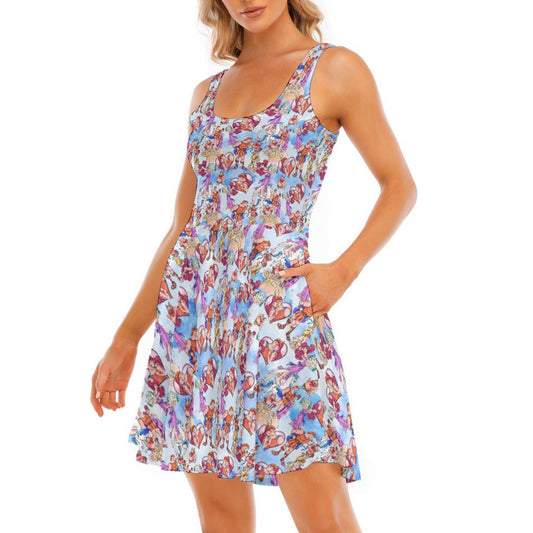 I Won't Say I'm In Love - Women's Sleeveless Pocket Skater Dress