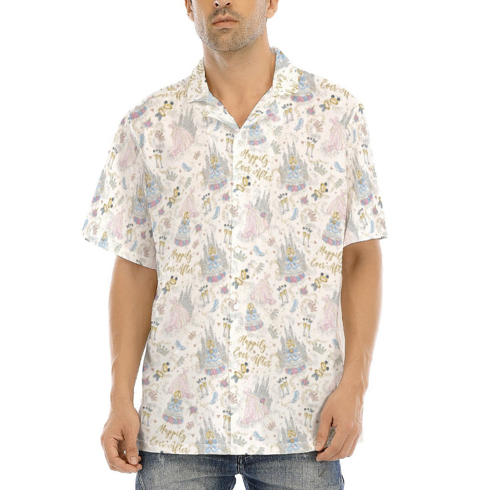 Happily Ever After Weddings - Men's Hawaiian Button Up Shirt