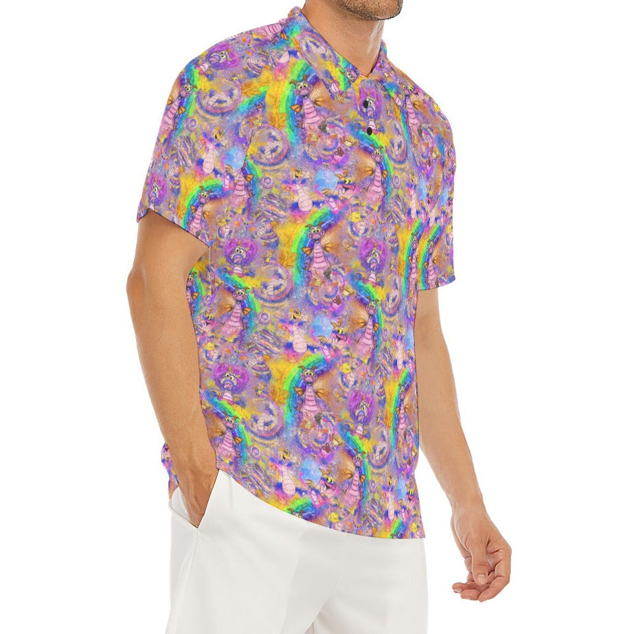 Figment Watercolor Rainbow - Men's Polo Shirt