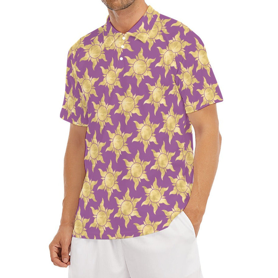 Golden Sun Symbols - Men's Polo Shirt