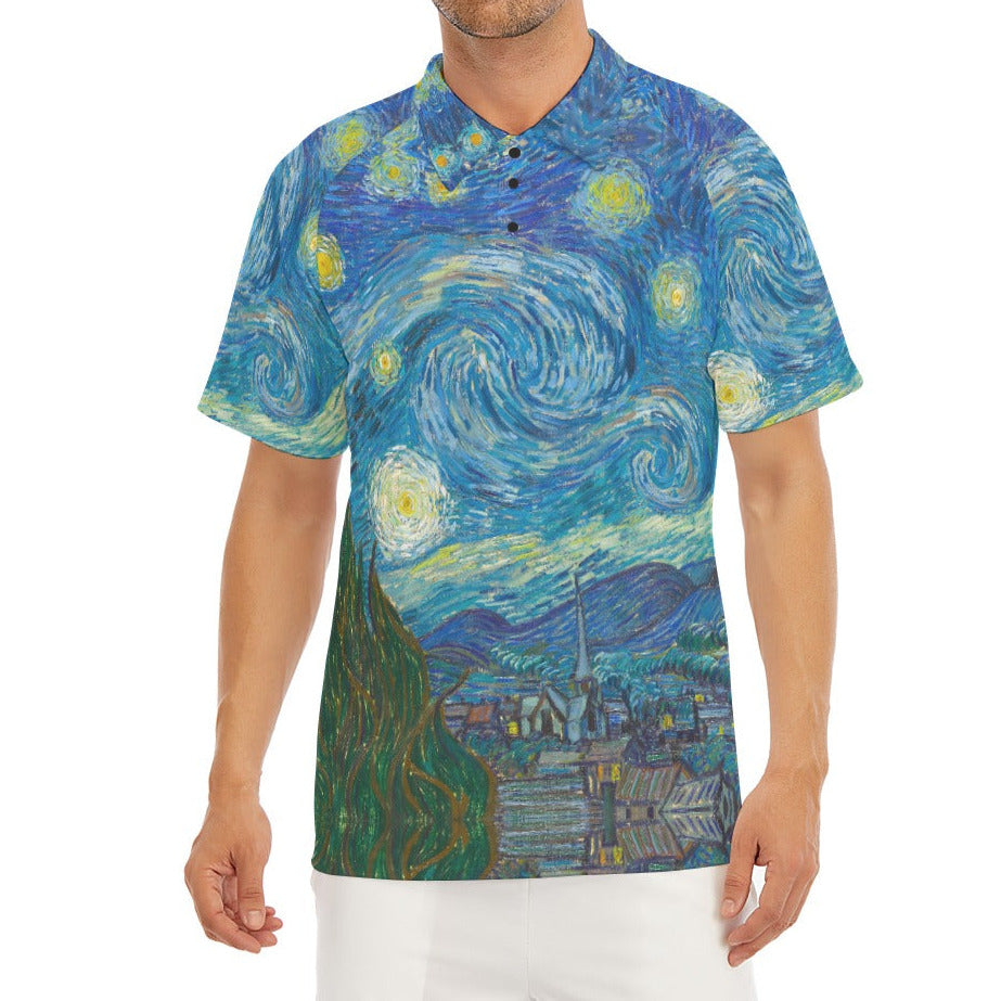 Van Gogh Starry Night - Men's Polo Shirt