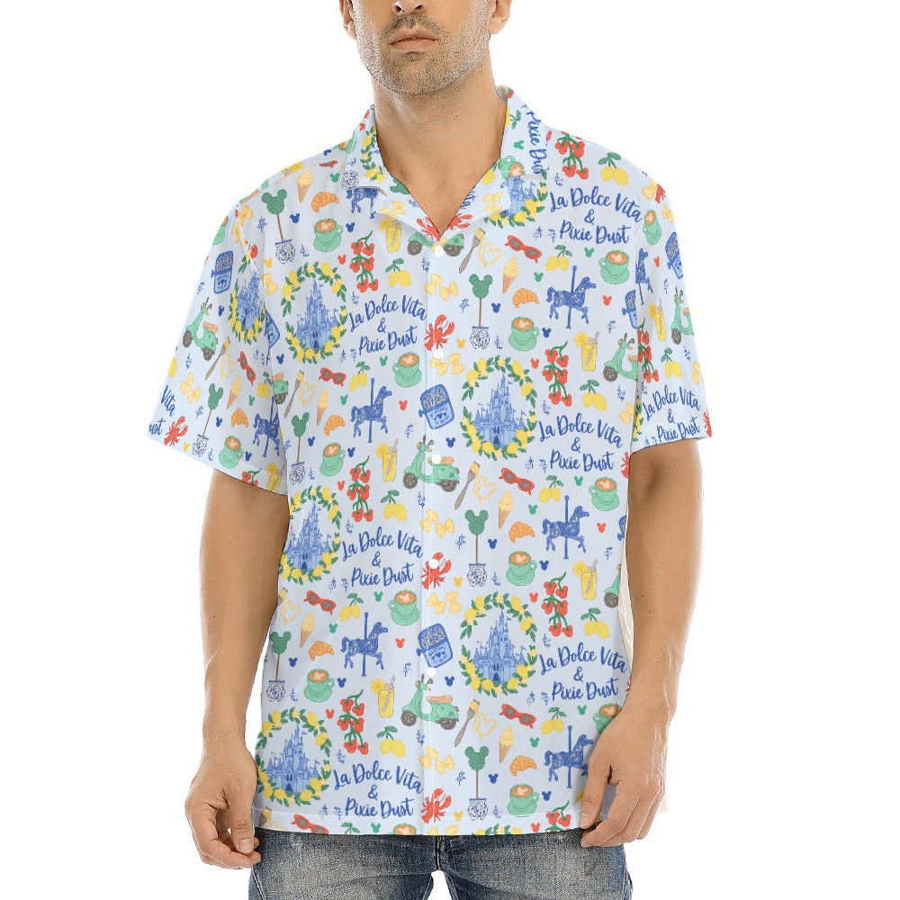 Sweet Life Pixie Dust - Men's Hawaiian Button Up Shirt