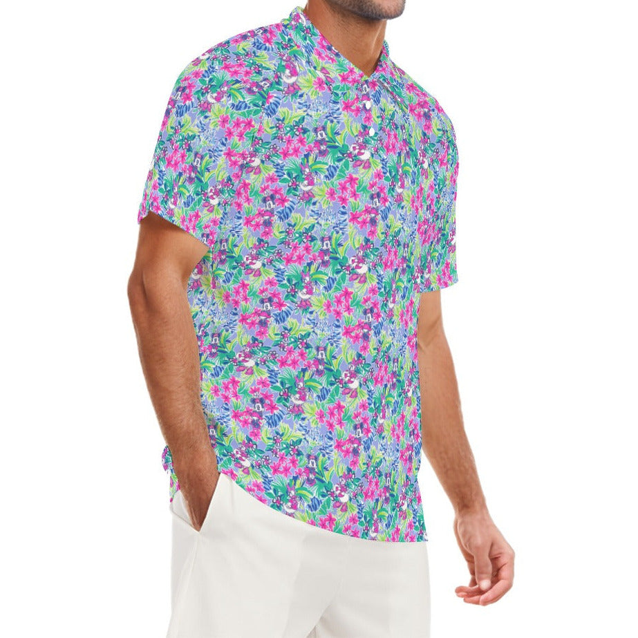 Bright Tropical Bliss - Island Mouse Duo - Men's Polo Shirt