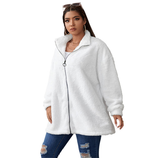Pick Any Print from our Shop - Women's Borg Fleece Zip Jacket