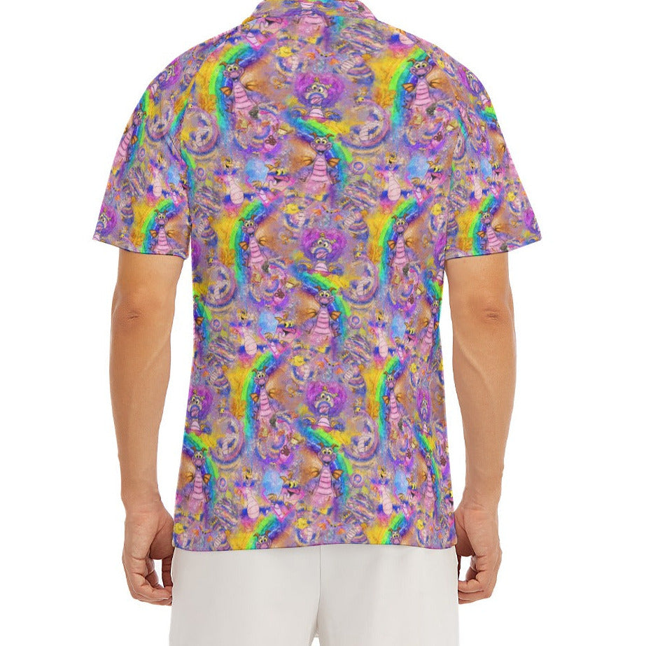 Figment Watercolor Rainbow - Men's Polo Shirt