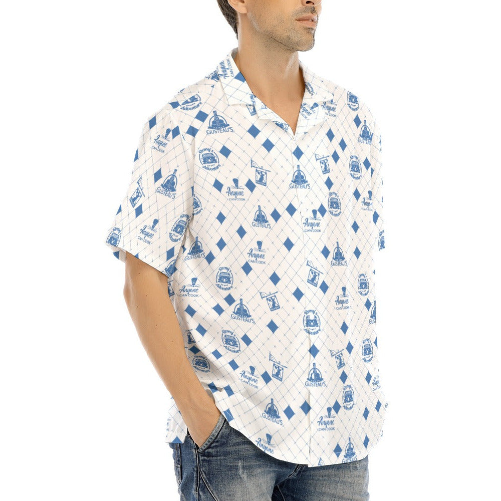 Chez Little Chef - Men's Hawaiian Button Up Shirt