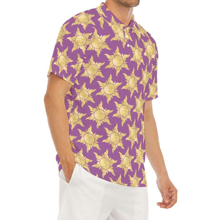 Golden Sun Symbols - Men's Polo Shirt