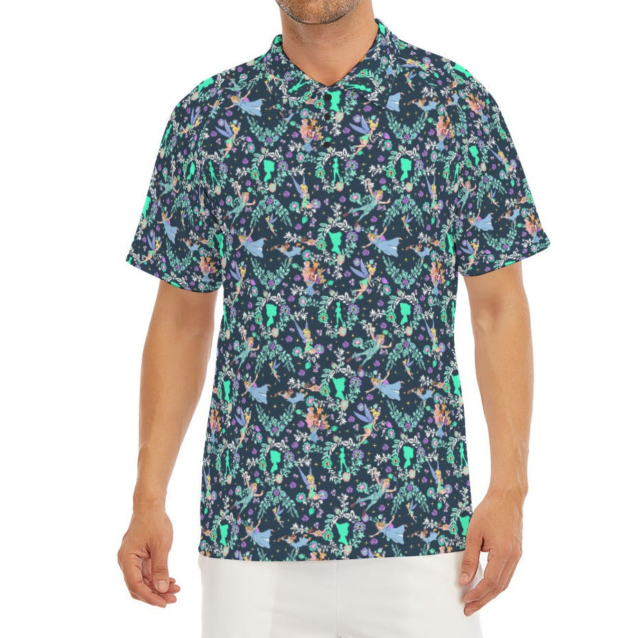 Garden Whimsy - Neverland Flight - Men's Polo Shirt