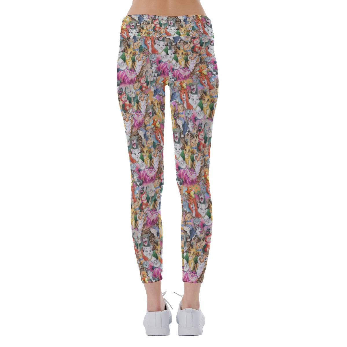 Whimsical Storybook Cats - Women's Yoga Leggings