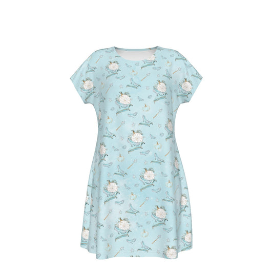 Enchanted Glass Slipper - Women's T-Shirt Dress