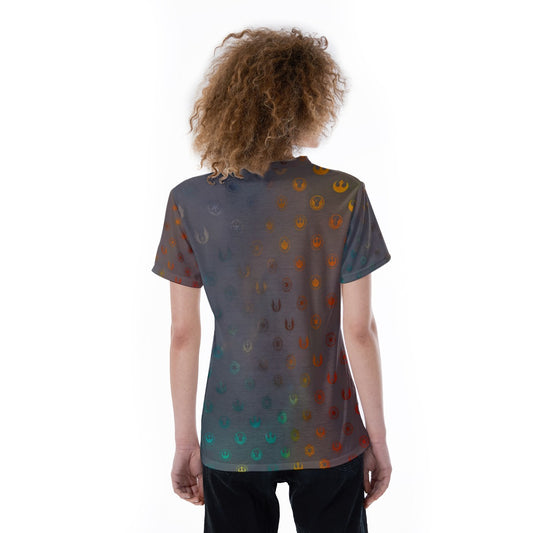 Galaxy Far Away - Women's Short Sleeve V-Neck T-Shirt