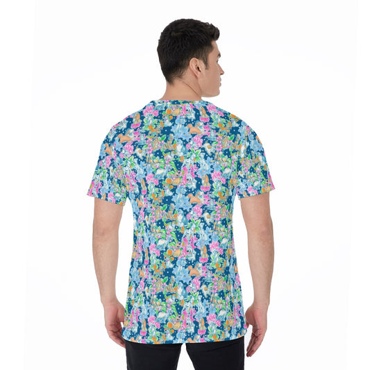 Tropical Paws & Petals - Beloved Dogs - Men's Short Sleeve T-Shirt