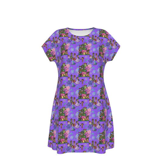 Whimsical Family Magic - Women's T-Shirt Dress