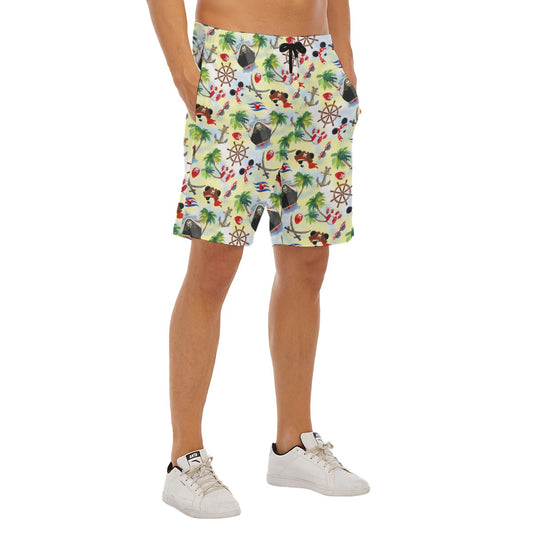 Pirate Night Cruise - Men’s Pocket Beach Shorts