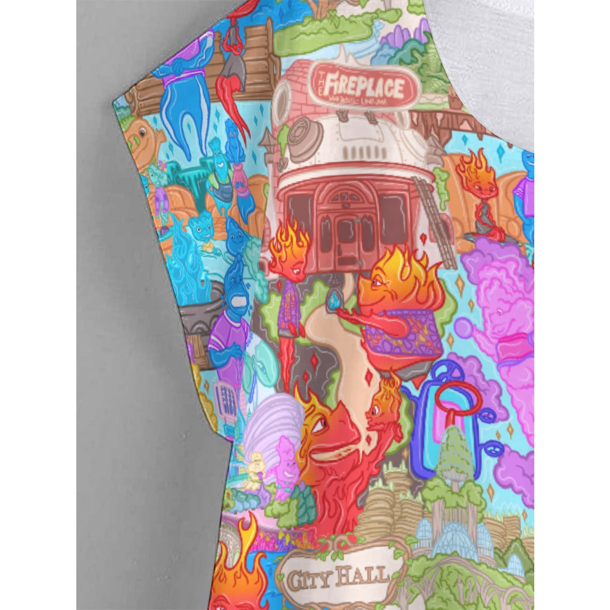 Element City Scene Collage - Women’s Relaxed Fit Scoop Tee