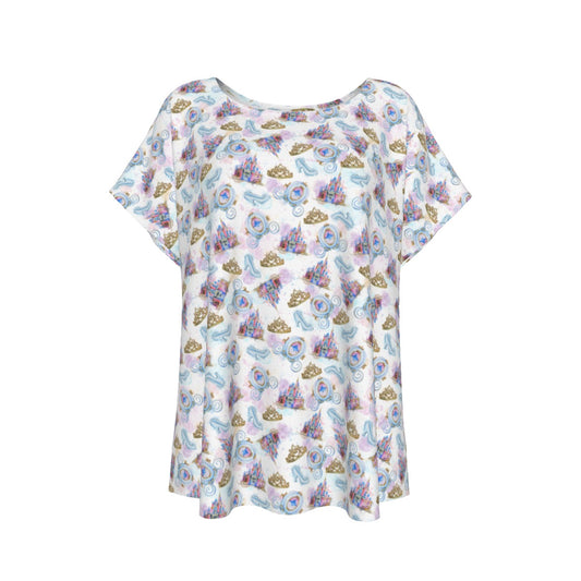 Watercolor Fairytale Fantasy - Women’s Relaxed Fit Scoop Tee