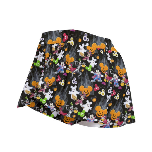 Mouse Gang Trick or Treatreat - Women's Flowy Pocket Shorts