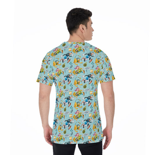 Cheerful Race Day Dashers - Men's Short Sleeve T-Shirt