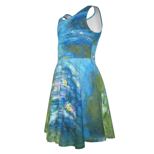 Monet Water Lillies - Kid's Sleeveless Skater Dress