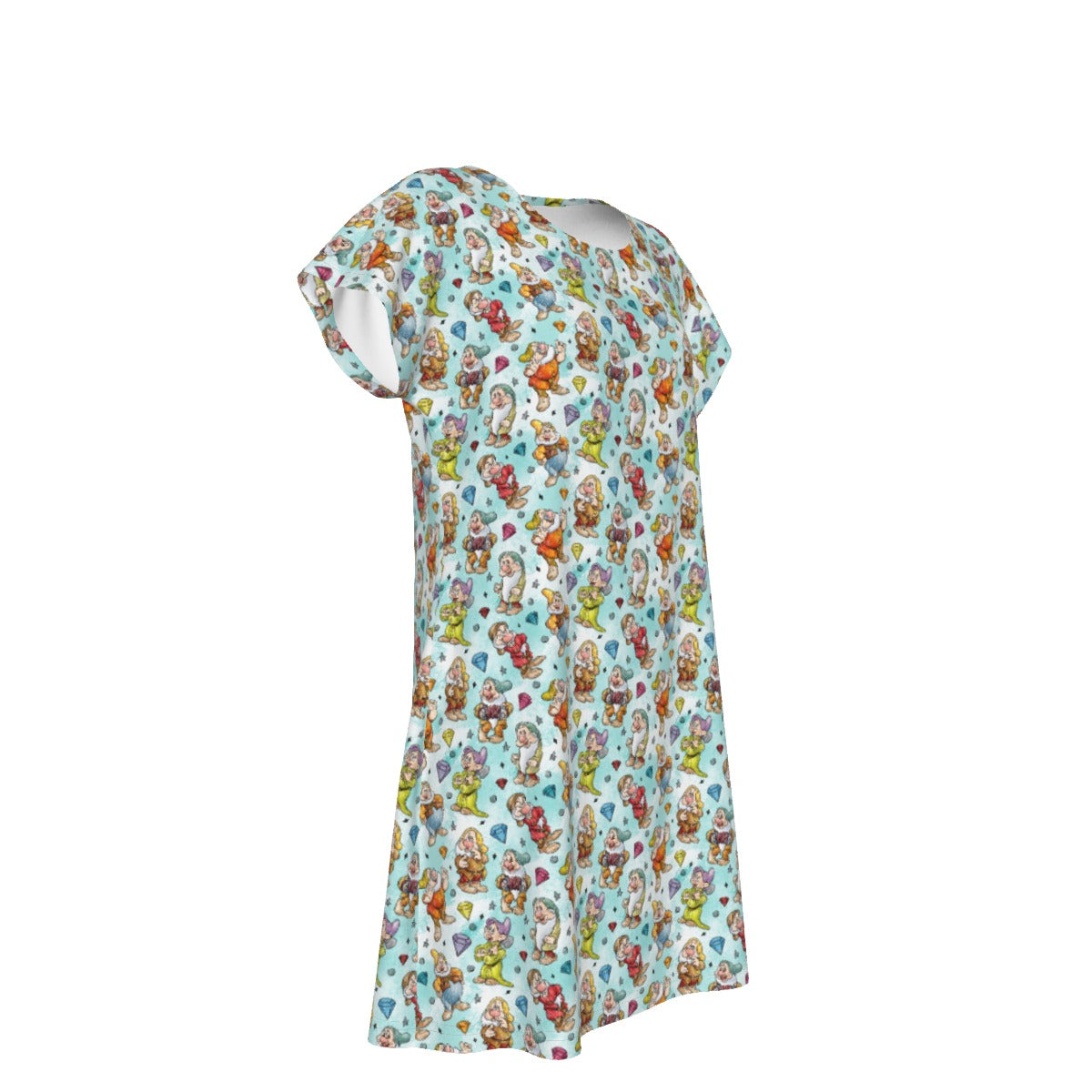 Seven Helpers Sketch - Women's T-Shirt Dress