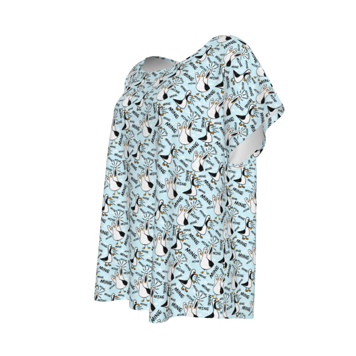 Mine Mine Mine Seagulls - Women’s Relaxed Fit Scoop Tee