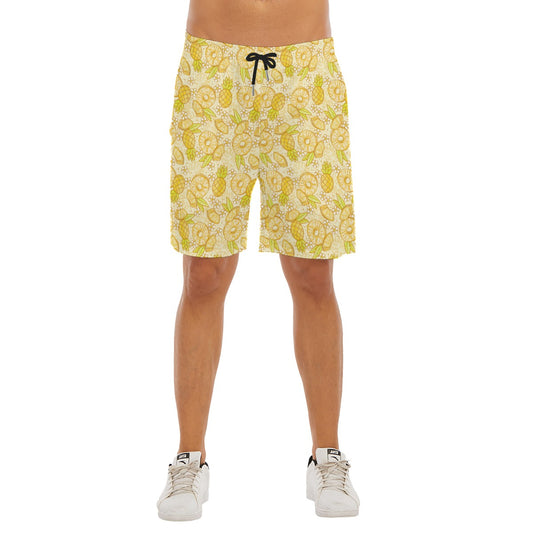 Summer Fruits - Pineapple - Men’s Pocket Beach Shorts