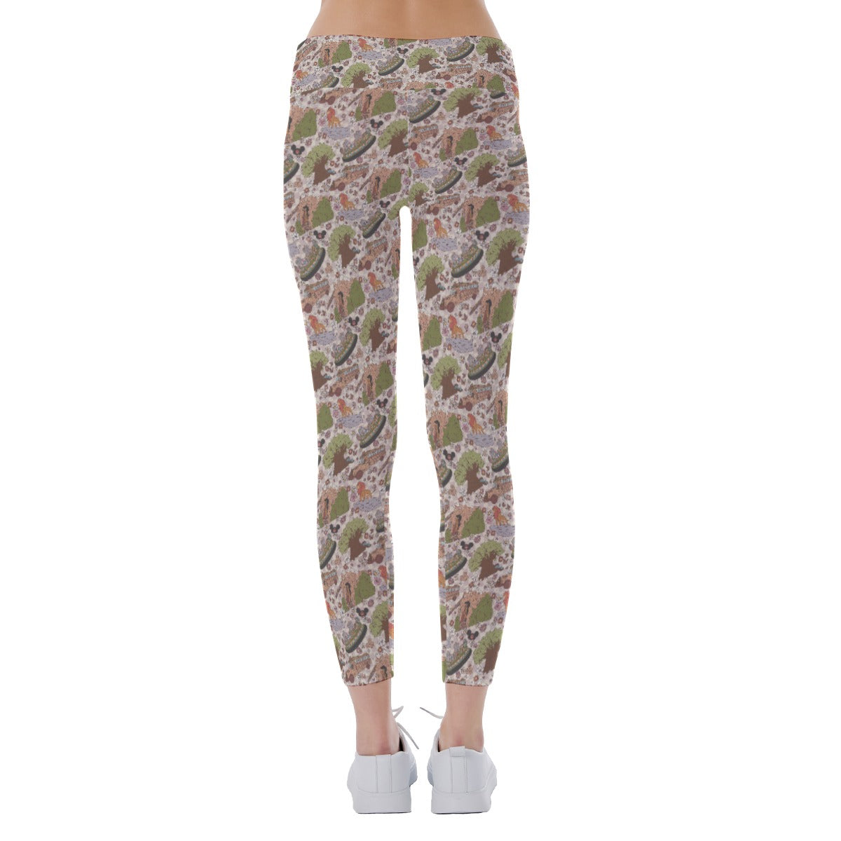 Hand Drawn AK - Women's Yoga Leggings