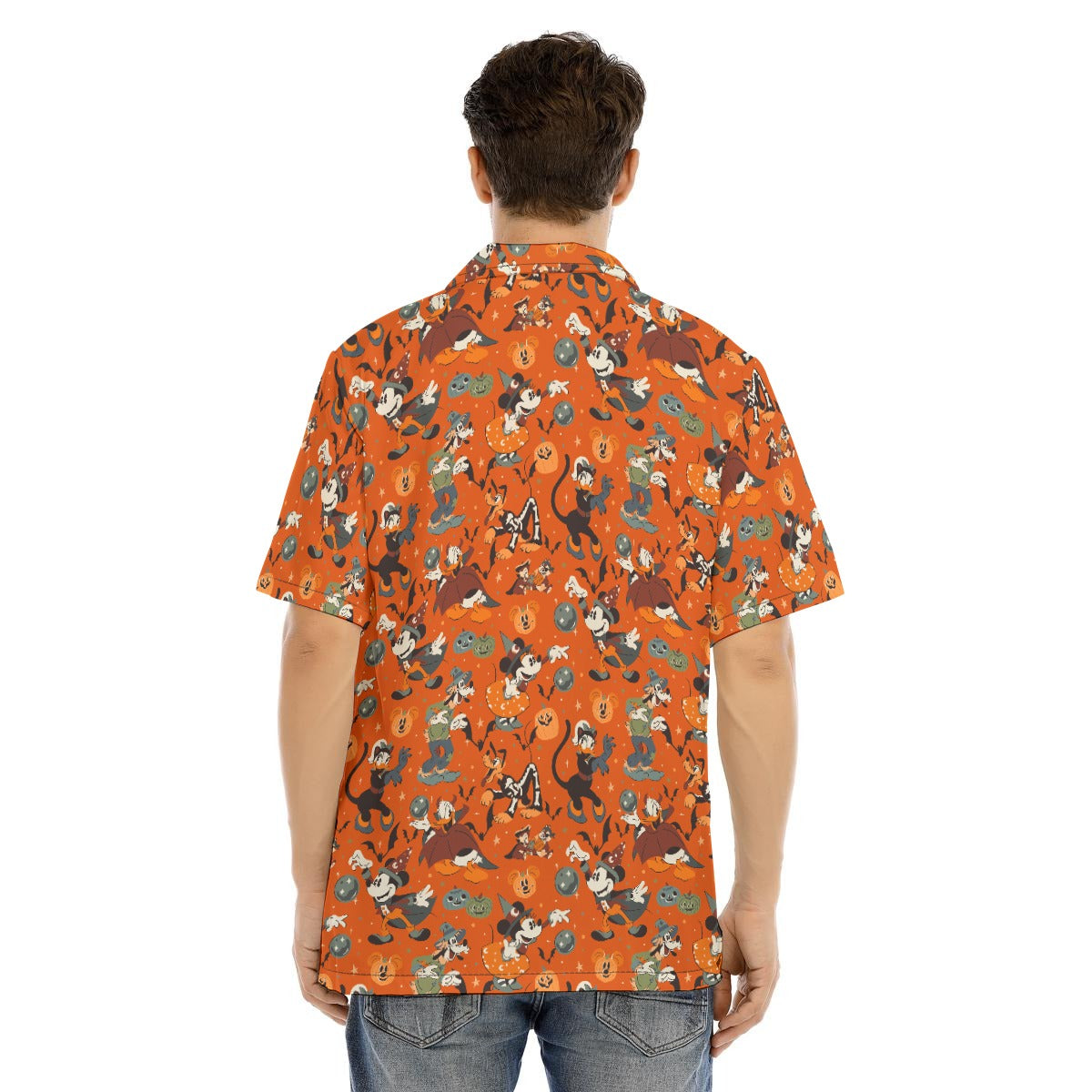 Vintage Halloween Parade - Men's Hawaiian Button Up Shirt