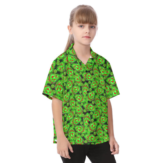 Just One Bite - Kid's Hawaiian Button Up Shirt
