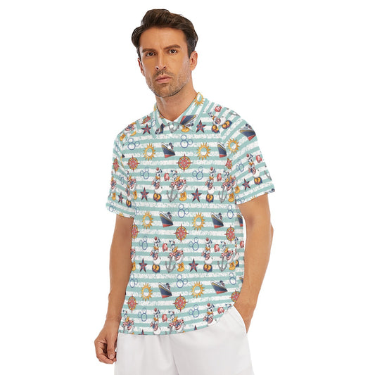 Sailor Duo on Deck - Men's Polo Shirt