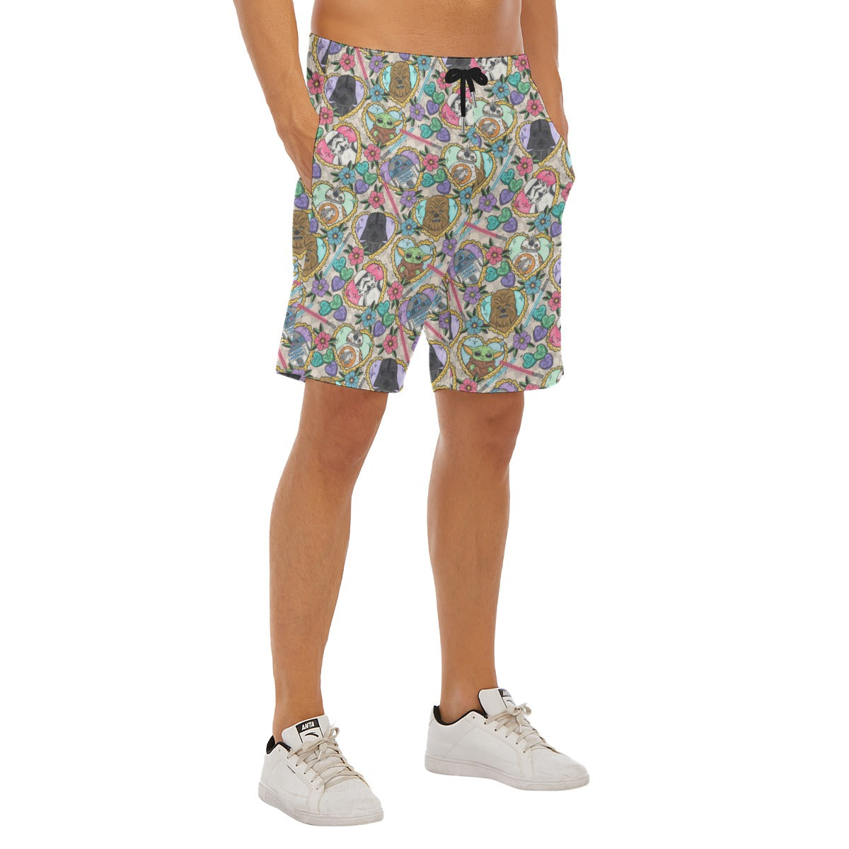 Tattoo Hearts Galactic Legends - Men’s Pocket Beach Shorts