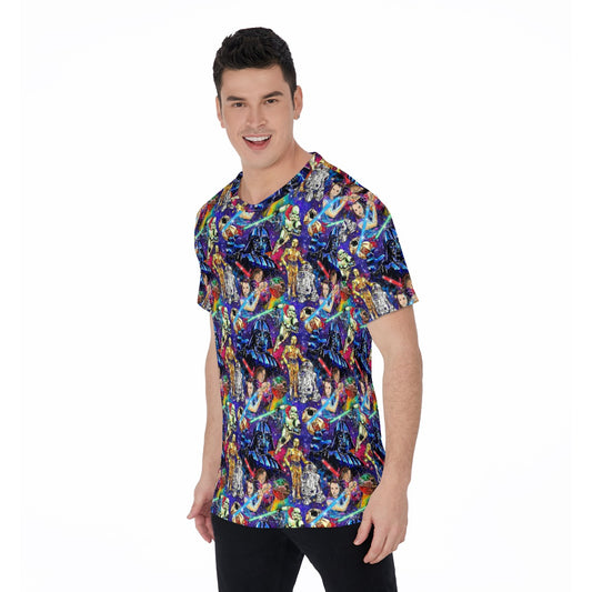 Galaxy Saga - Men's Short Sleeve T-Shirt