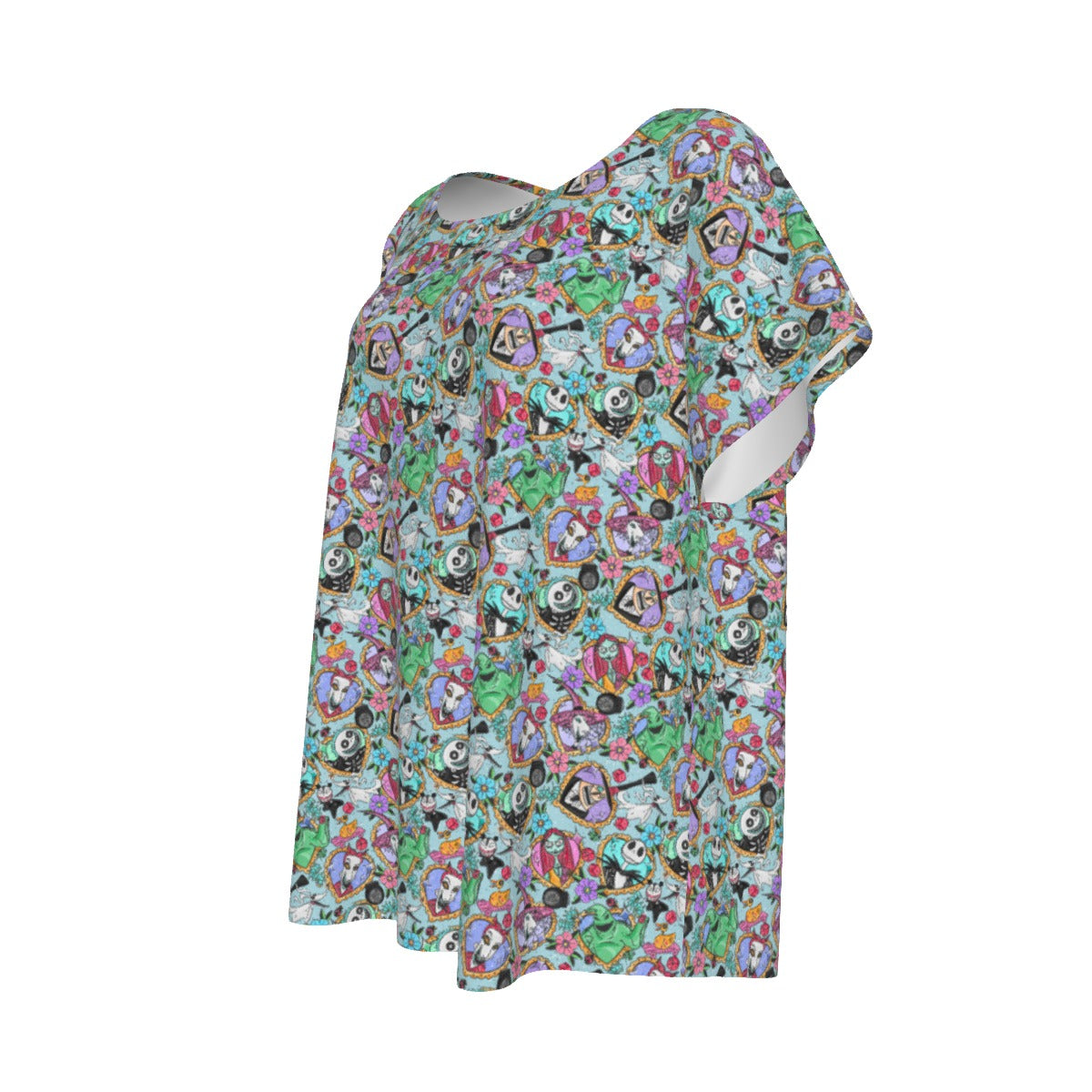 Tattoo Hearts Spooky Crew - Women’s Relaxed Fit Scoop Tee