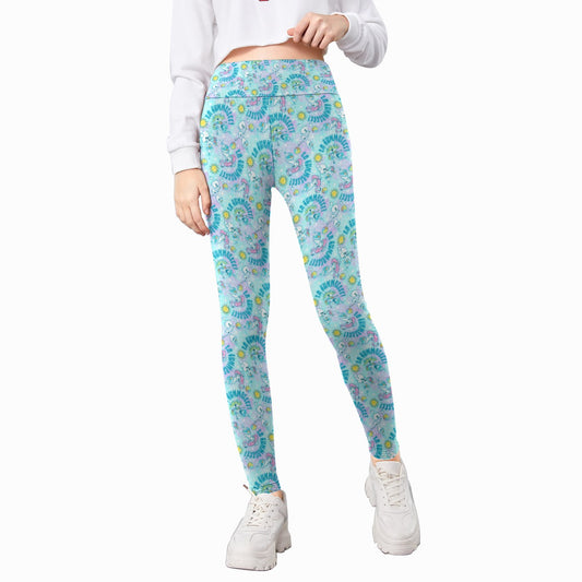Sun-Kissed Snow Friend - Kid's Leggings