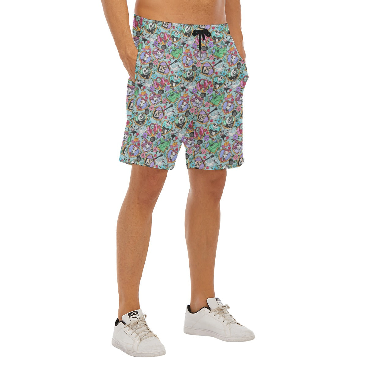 Tattoo Hearts Spooky Crew - Men’s Pocket Beach Shorts