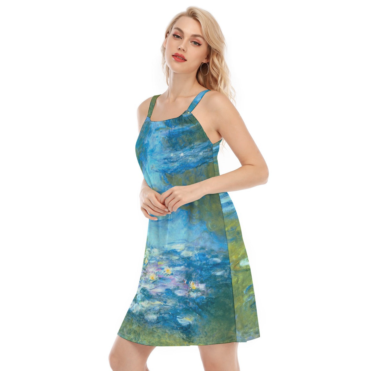 Monet Water Lillies - Women’s Adjustable Sundress