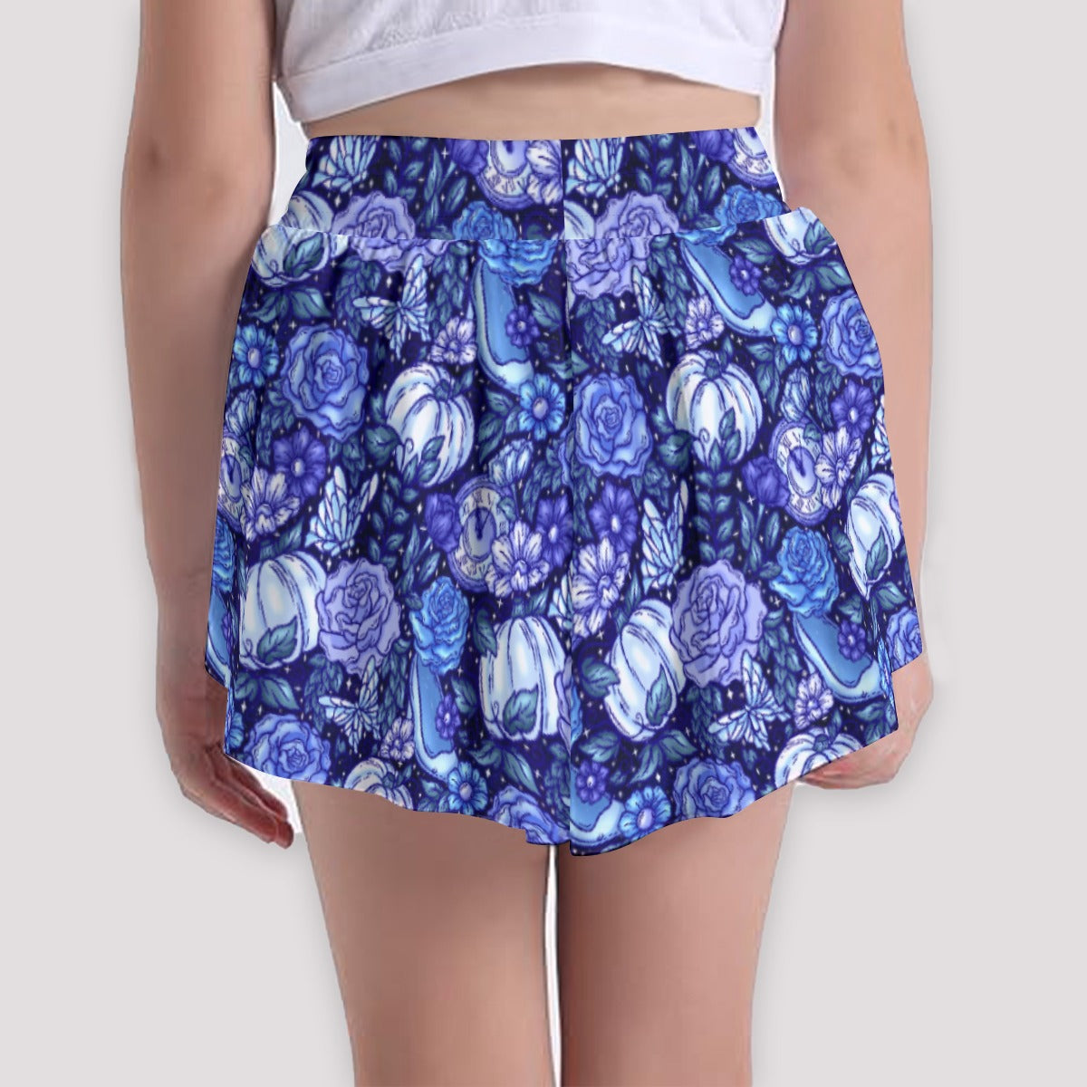 Fairytale Florals – Royal Ball - Girls’ Flowy Pocket Shorts