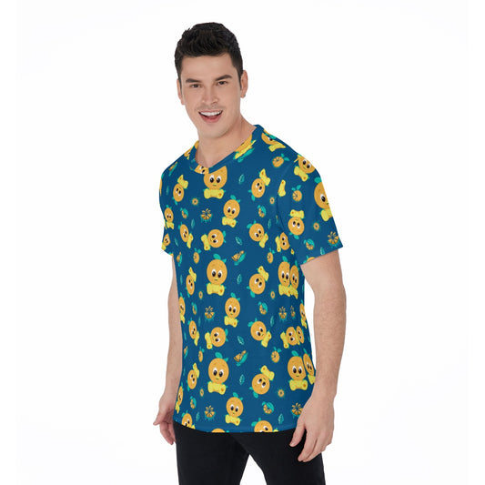 Cheerful Citrus Bird - Men's Short Sleeve T-Shirt